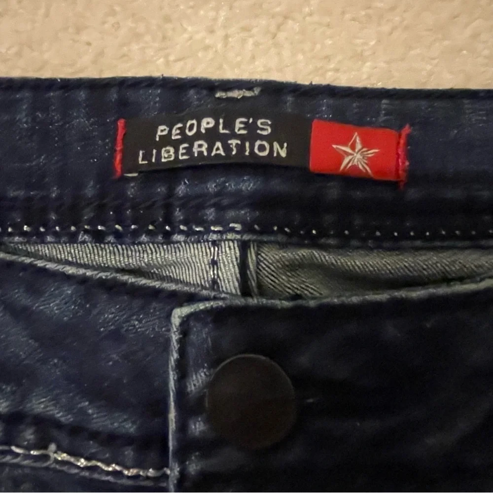 People’s Liberation bling bootleg jeans-size 26 EUC